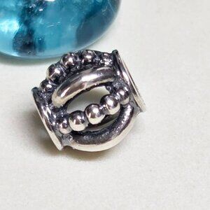 Authentic Trollbeads Sterling Silver Charm Beads LAA 925 EUC